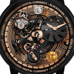 Astronomia Solar Bitcoin 44mm Black DLC, Titanium Manual Winding AS310.21.AB.AA.A