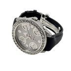 Five Time Zone Steel Diamond 40mm JCM-30