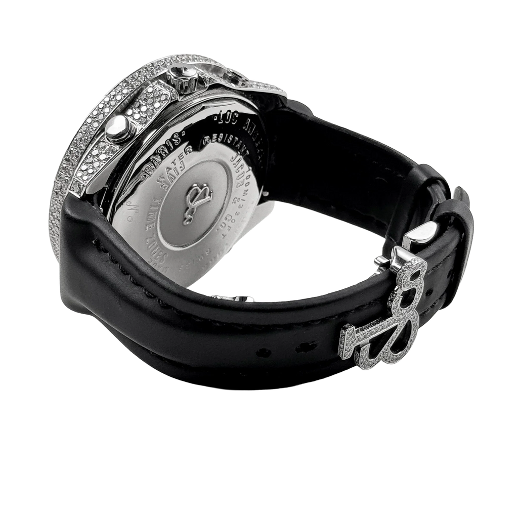 Five Time Zone Steel Diamond 40mm JCM-30