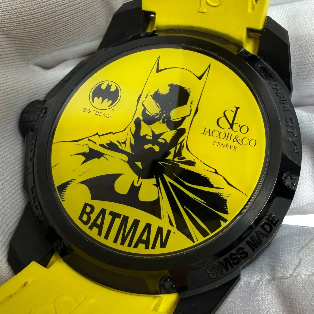 Gotham City 46mm Titanium DLC Sapphire Crystal DC100.21.AB.AB.A