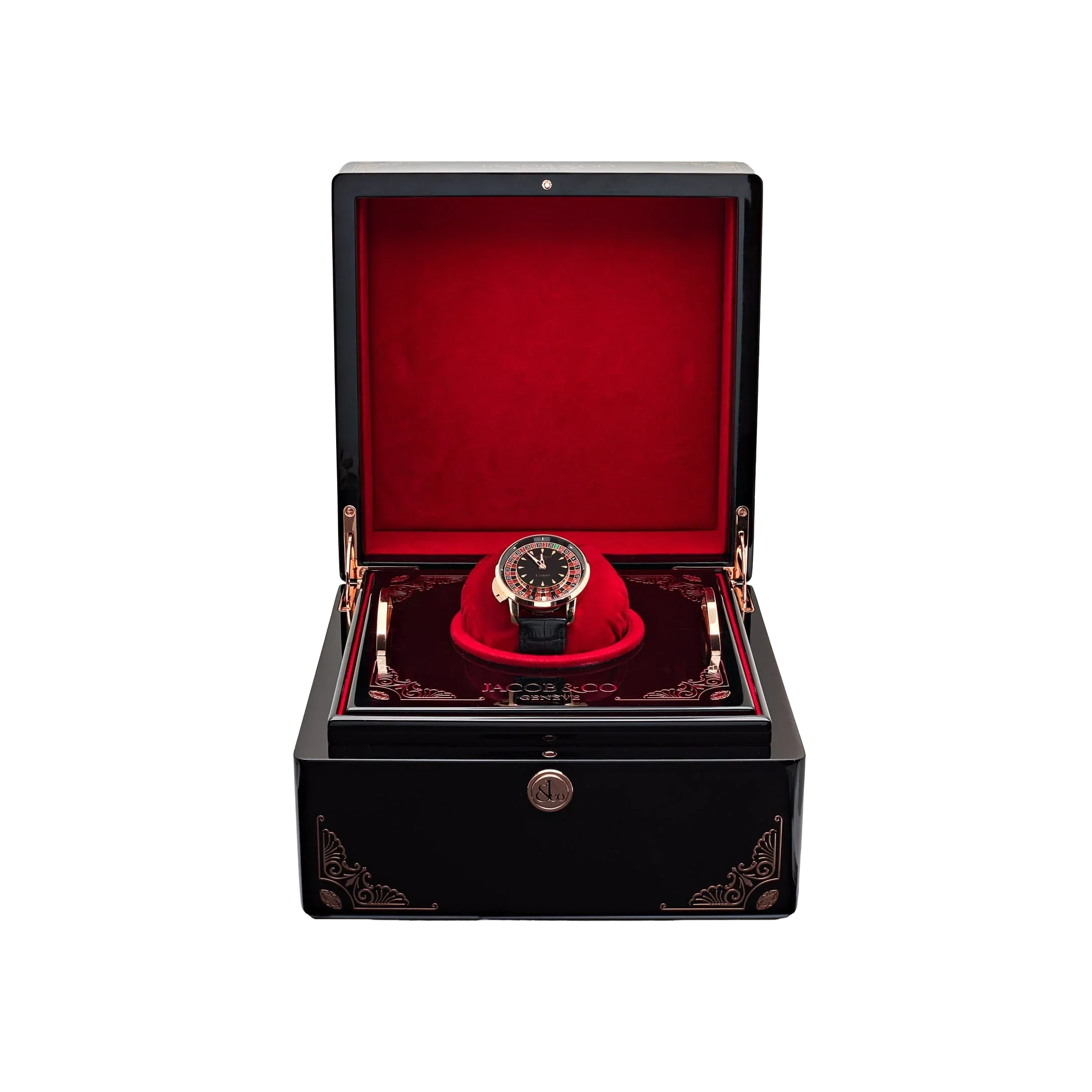 The Casino Tourbillon 44mm CA100.40.AA.AA.ABALA Rose Gold Black Onyx Dial Limited Edition