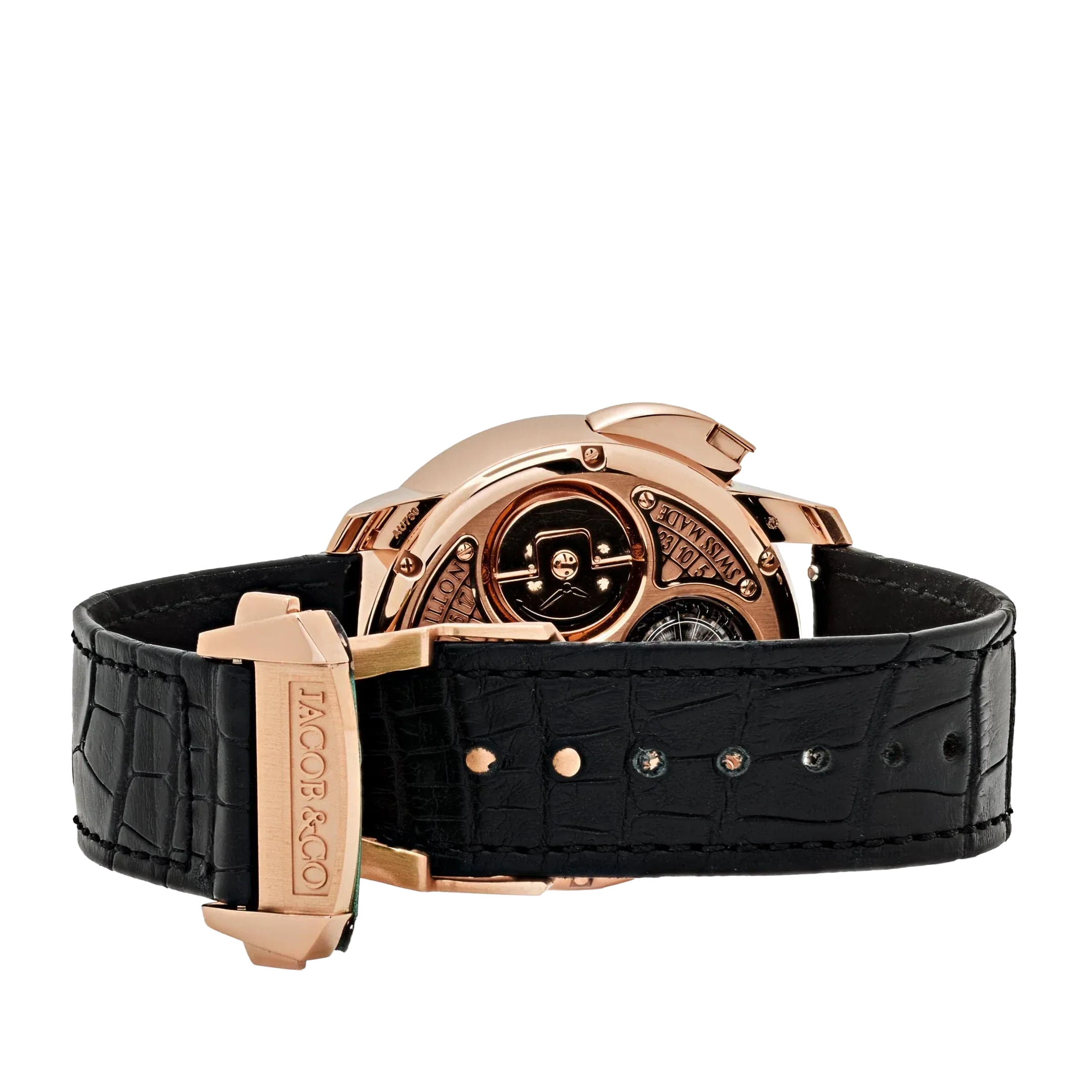 The Casino Tourbillon 44mm CA100.40.AA.AA.ABALA Rose Gold Black Onyx Dial Limited Edition
