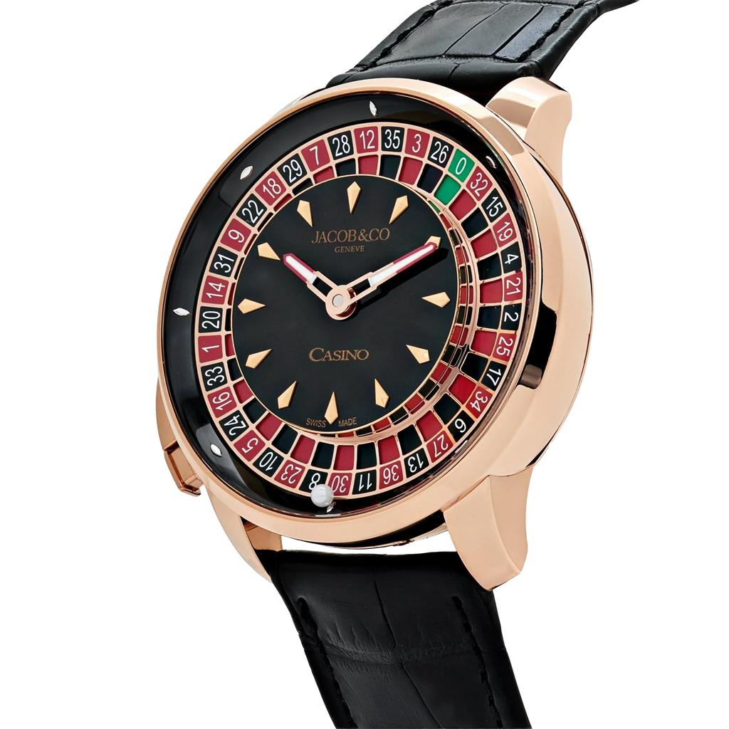 The Casino Tourbillon 44mm CA100.40.AA.AA.ABALA Rose Gold Black Onyx Dial Limited Edition