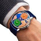 The World Is Yours Dual Time Zone Salman Khan 43mm Stainless Steel Automatic Winding DT100.10.AB.AA.ABALA