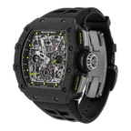 RM 11-03 Black NTPT, Skeleton Dial, 50 mm