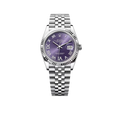 Datejust 36mm Steel and White Gold Purple VI & IX 126234