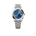 Datejust Oyster 41 mm Oystersteel Blue Dial 126300-0002