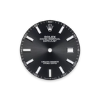 Datejust 41mm Steel White Gold Black Dial Mens Watch m126334-0018