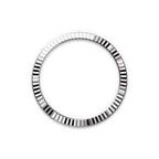 Datejust 41mm Steel White Gold Black Dial Mens Watch m126334-0018