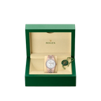 Land-Dweller Oyster 40mm Everosegold & Diamonds Intense White Honeycomb Motif Dial  127385TBR-0003