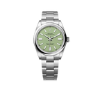 Oyster Perpetual 41mm Stainless Steel Pistachio Dial Men Watch 134300-0006 New 2025