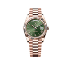 Day-Date Oyster Everose gold 40mm Green Olive 228235