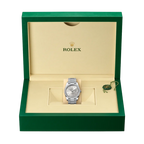 Day-Date 40mm Silver Dial 18 kt White Gold Diamonds 228349RBR-0001