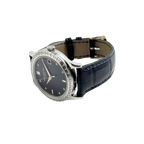 Calatrava 38mm 5298P-012 Platinum Black Diamond Dial Diamond Bezel