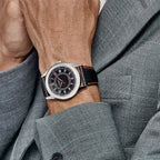Calatrava 40mm 6007G-010 White Gold Red Accents