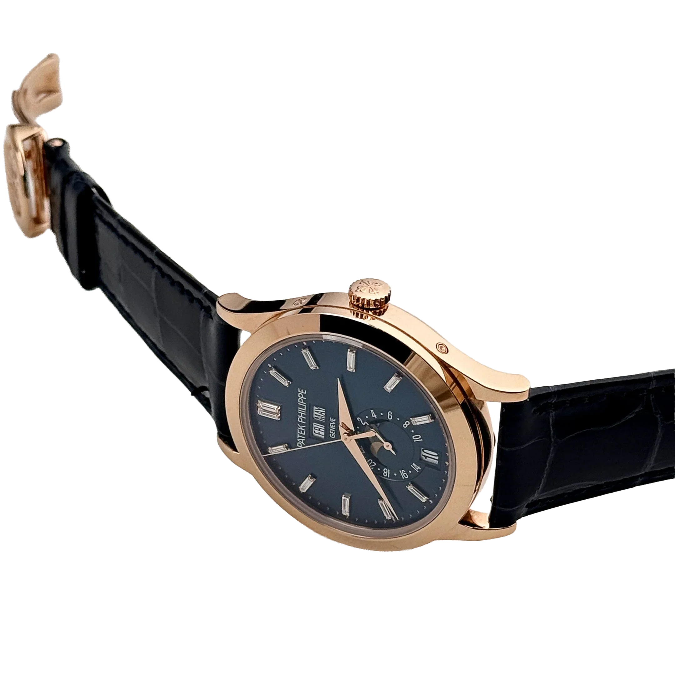Complications 39mm 5396R-015 Annual Calendar Rose Gold Blue Dial