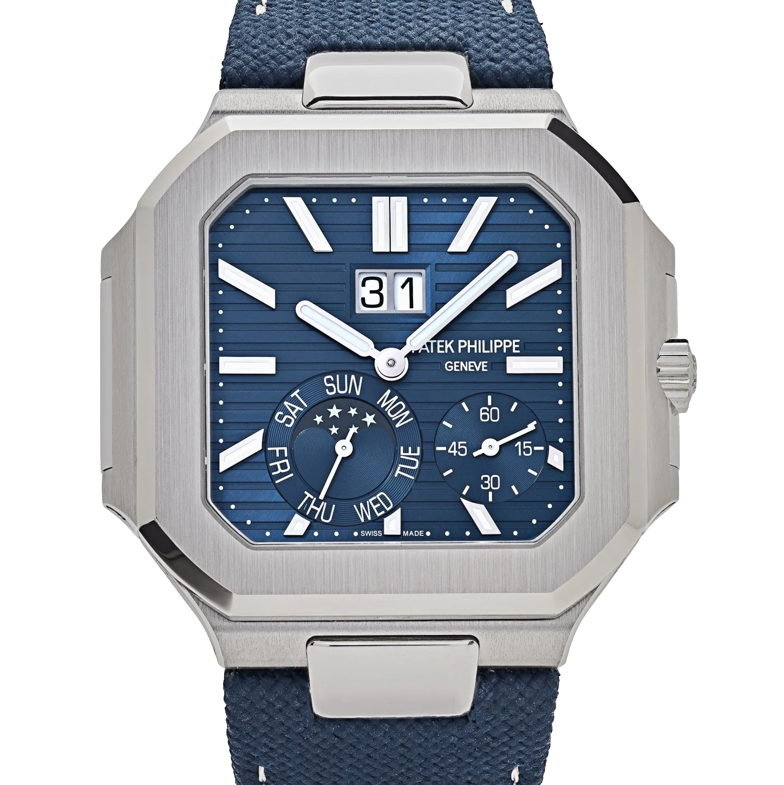 Cubitus 45mm 5822P-001 Platinum Blue Dial Moon Phase