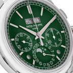 Grand Complications 41mm 5270P-014 Perpetual Calendar Chronograph Platinum Green Dial