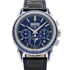Grand Complications 41mm 5271/11P-010 Perpetual Calendar Chronograph Platinum Baguette Sapphires