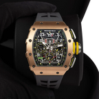 RM 11-03 Rose Gold &amp; Titanium, Skeleton Dial, 50 mm
