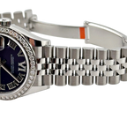 Lady-Datejust 31mm 278384RBR Stainless Steel Diamond Bezel Violet Roman Dial Jubilee
