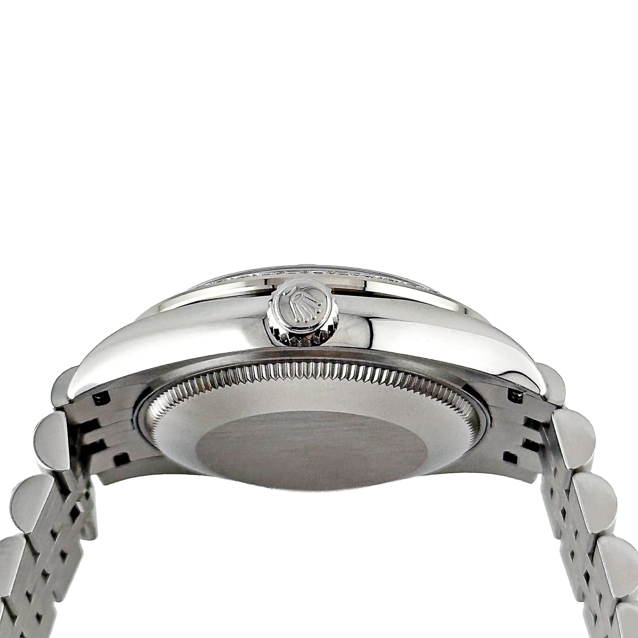 Lady-Datejust 31mm 278384RBR Stainless Steel Diamond Bezel Violet Roman Dial Jubilee