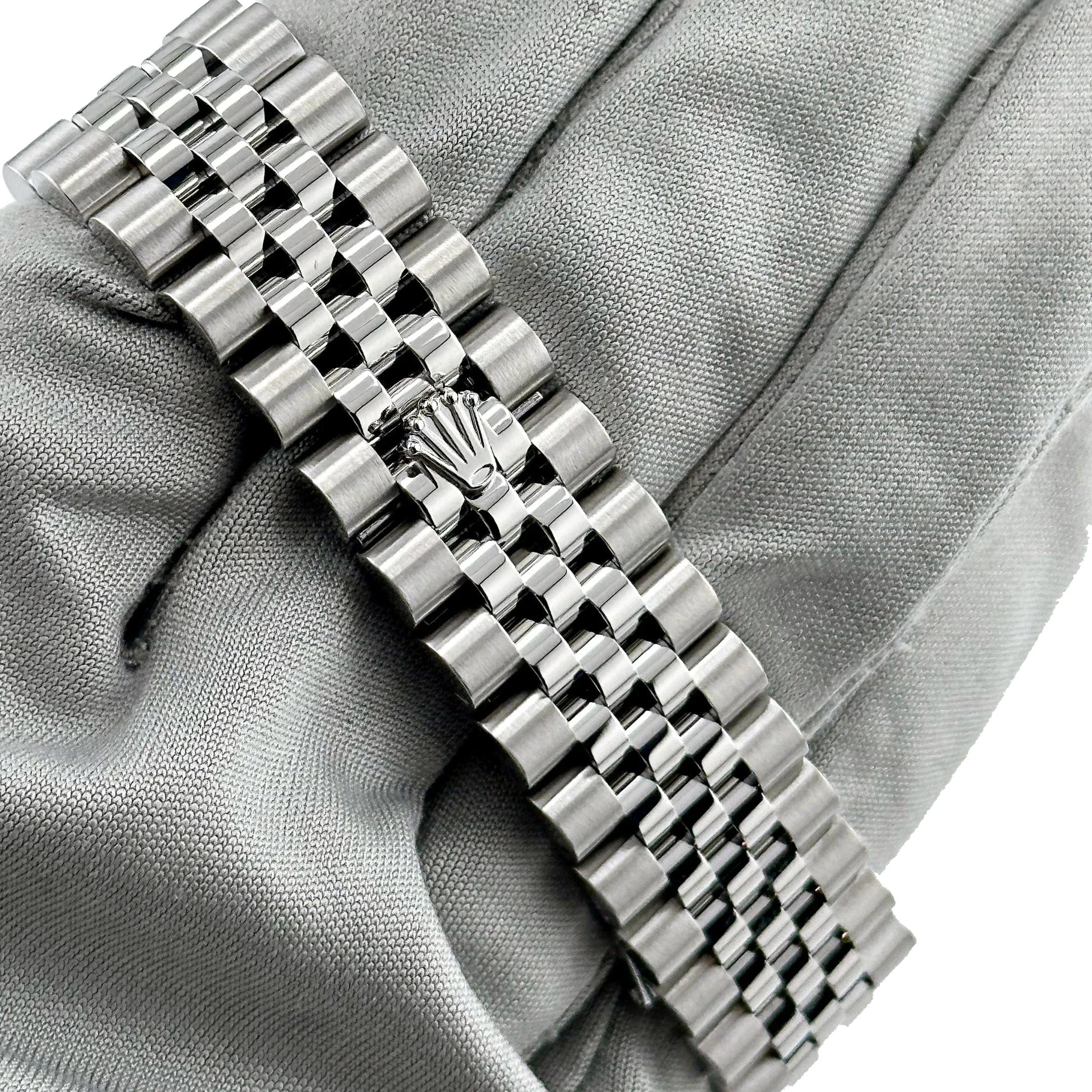 Lady-Datejust 31mm 278384RBR Stainless Steel Diamond Bezel Violet Roman Dial Jubilee