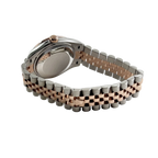 Lady-Datejust 31mm 278381RBR Stainless Steel Rose Gold Brown Roman Numerals Diamond Dial Diamond Bezel Jubilee