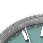 Datejust 41mm Steel White Gold Mint Green Dial Mens Watch 126334