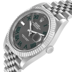 Datejust 41mm 126334 Wimbledon Stainless Steel Slate Dial Oyster