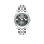 Datejust 41mm Wimbledon Dial Steel Mens Watch 126300