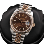 Datejust 41mm Steel & Everose Gold Chocolate 126331-0002