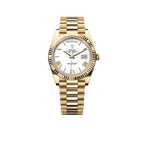 Day-date 40mm President Yellow Gold White Roman Numerals Dial 228238-0042