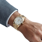 Day-date 40mm President Yellow Gold White Roman Numerals Dial 228238-0042