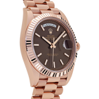Day-Date 40mm Rose Gold Chocolate Dial m228235-0053