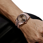 Day-Date 40mm Rose Gold Chocolate Dial m228235-0053
