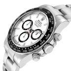 Daytona 40mm Stainless Steel White Panda Dial 126500