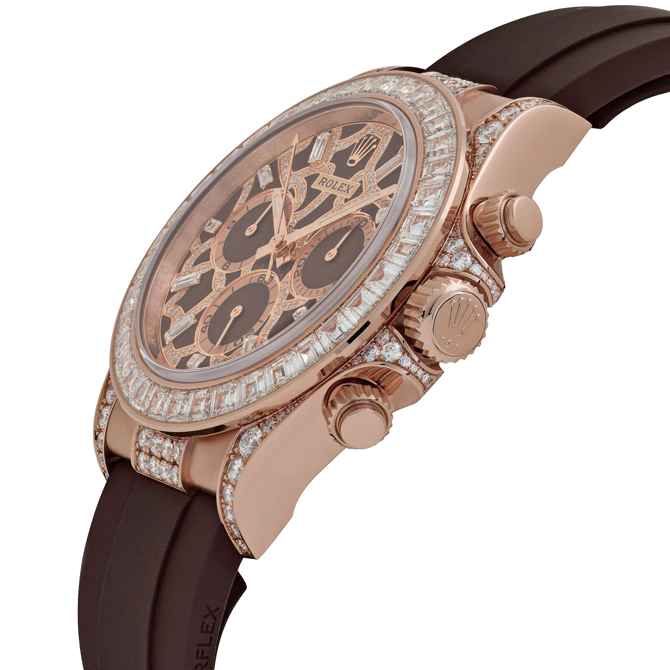 Daytona 40 mm Giraffe Rose Gold Diamond Dial 126555TBR