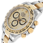 Daytona Steel Yellow Gold Champagne Dial Mens Watch 126503