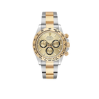 Daytona Steel Yellow Gold Champagne Dial Mens Watch 126503