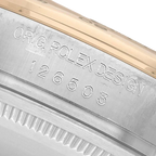 Daytona 40mm Steel Yellow Gold White Dial Mens Watch 126503