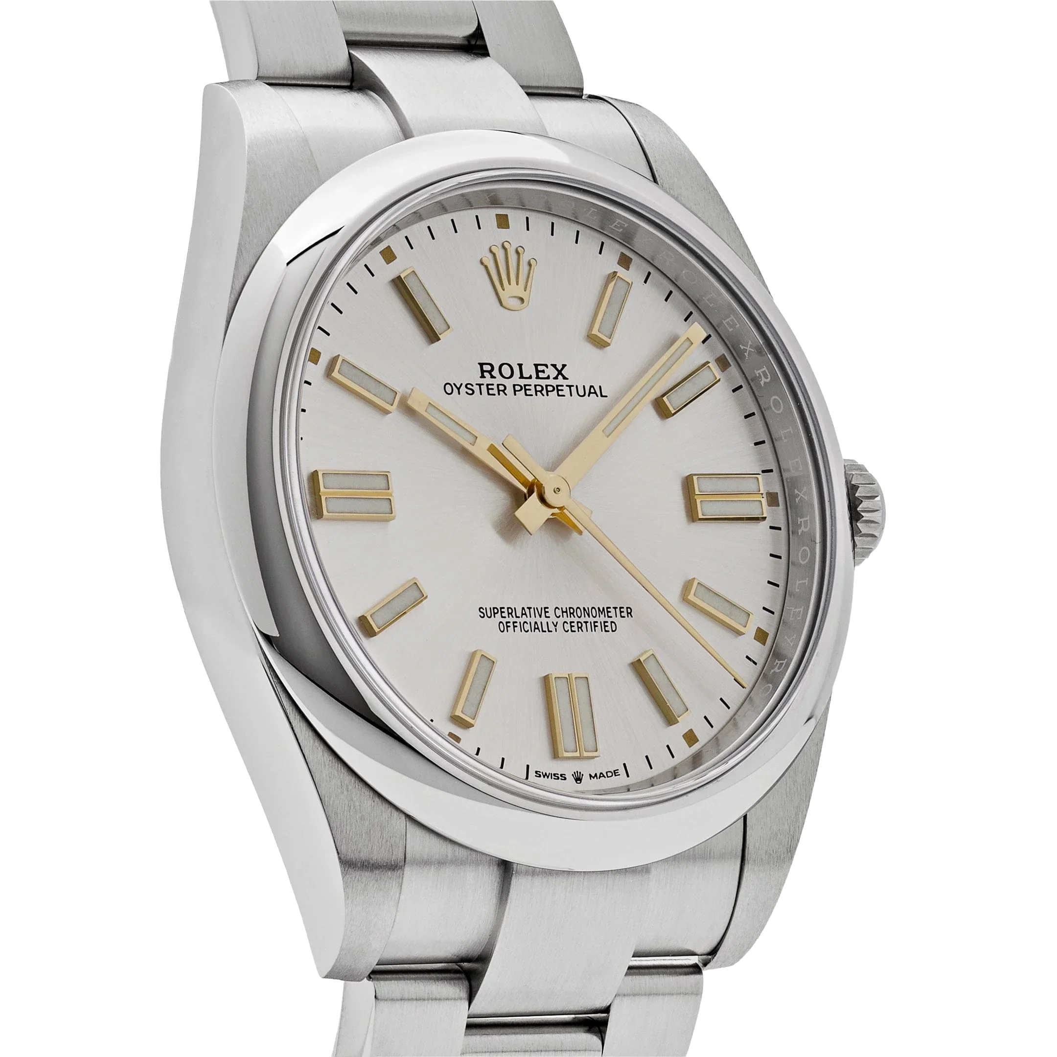 Oyster Perpetual 41mm Stainless Steel Silver Dial Men Watch 134300-0001 New 2025