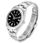 Oyster Perpetual 41mm Black Dial Steel Mens Watch 124300