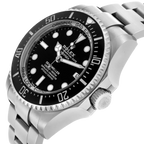 Seadweller Deepsea 44mm Black Dial Steel Mens Watch 136660 (Updated Dial)