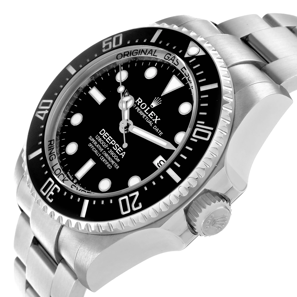 Seadweller Deepsea Black Dial Steel Mens Watch 136660