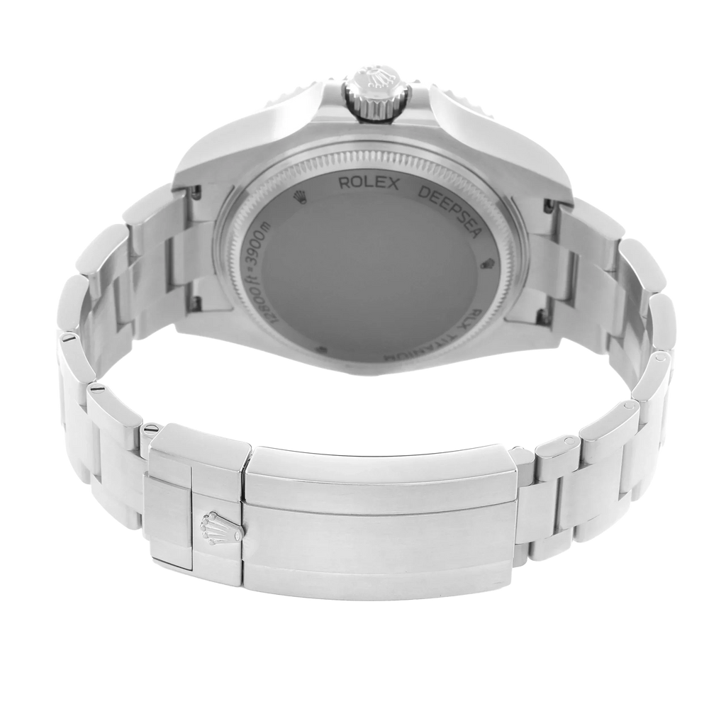 Seadweller Deepsea Black Dial Steel Mens Watch 136660