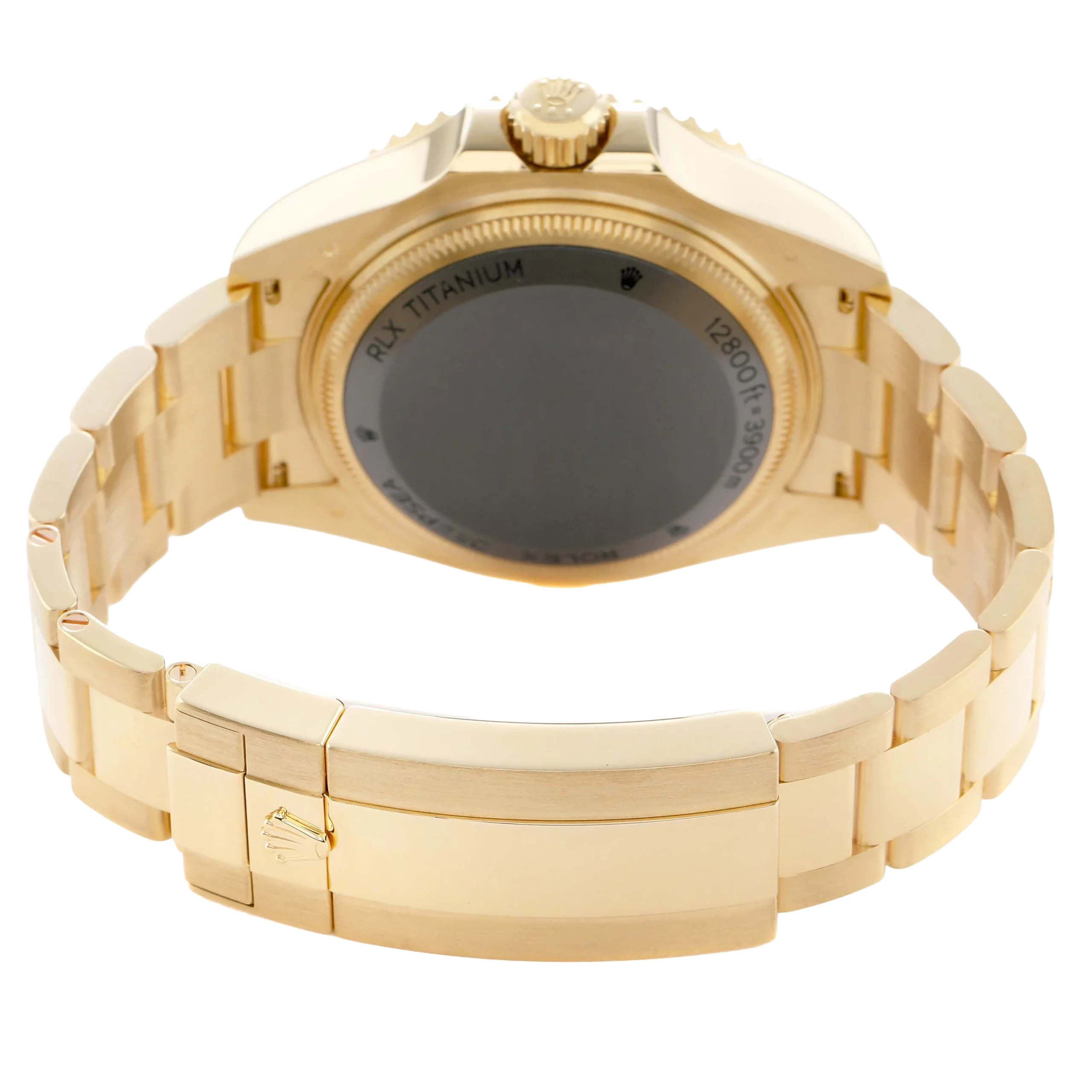 Seadweller Deepsea 44mm Yellow Gold Blue Dial Mens Watch 136668