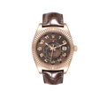 Sky-Dweller 42mm  Everose Chocolate Brown Dial Rose Gold Watch 326135