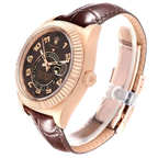 Sky-Dweller 42mm  Everose Chocolate Brown Dial Rose Gold Watch 326135