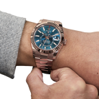 Sky-Dweller 42mm 18k Everose Gold Mens Watch 336935-0005